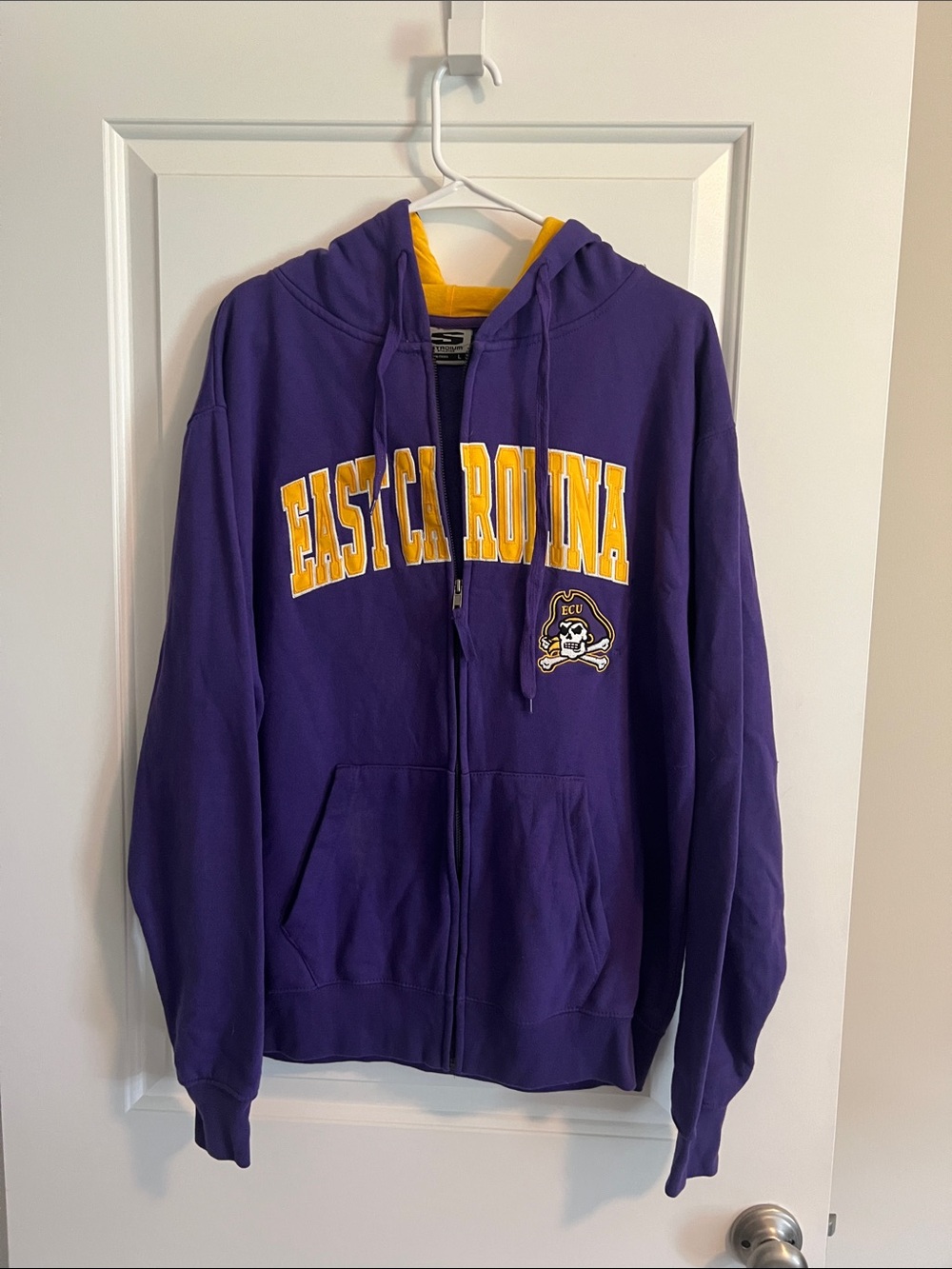 Stadium Athletics Purple & Gold East Carolina Full-Zip Hoodie